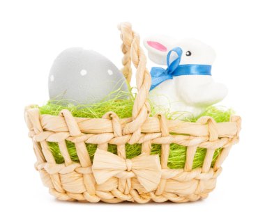 Paskalya arka plan. beyaz izole