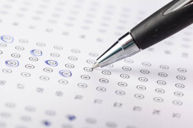 cevapları ile test puanı levha