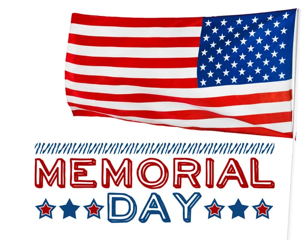 Memorial Day Banner Férias — Fotografia de Stock