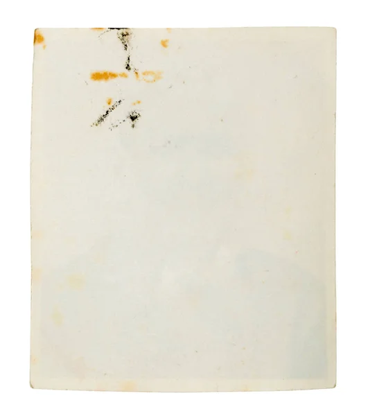 Παλιό Χαρτί Λευκό Φόντο — Φωτογραφία Αρχείου