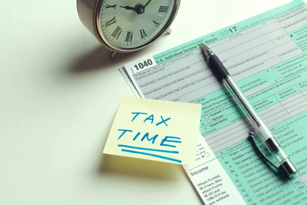 Tempo Delle Tasse Concetto Immagine — Foto Stock