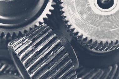 Yığın vites görünümünü yakın çekim