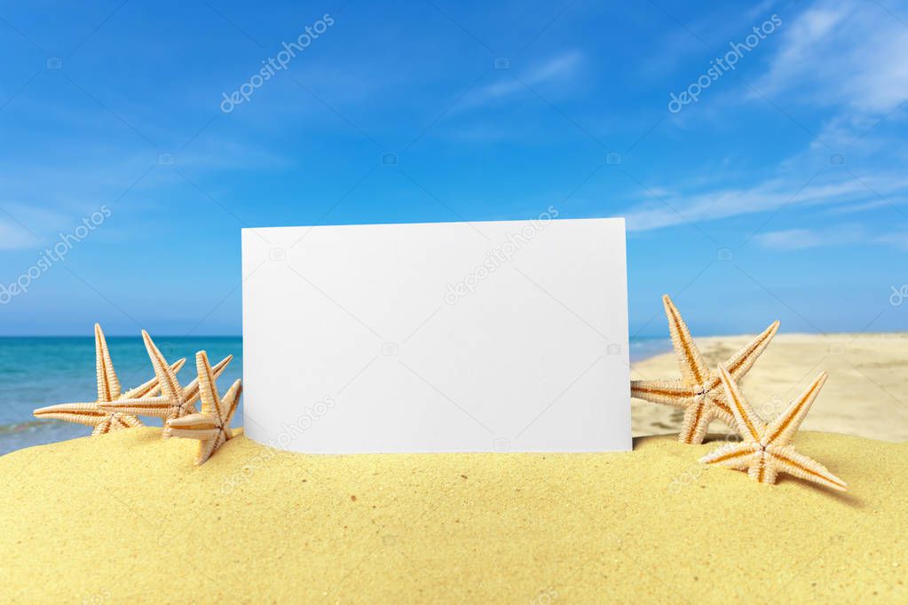 photos on sand background