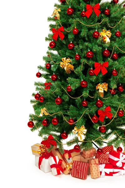 Christmas Tree Isolated White Background Stock Photo