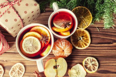 Noel mulled şarap, yakın