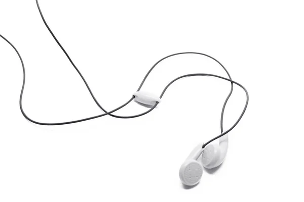 Headphones Isolated White Background Close — Stock Photo, Image