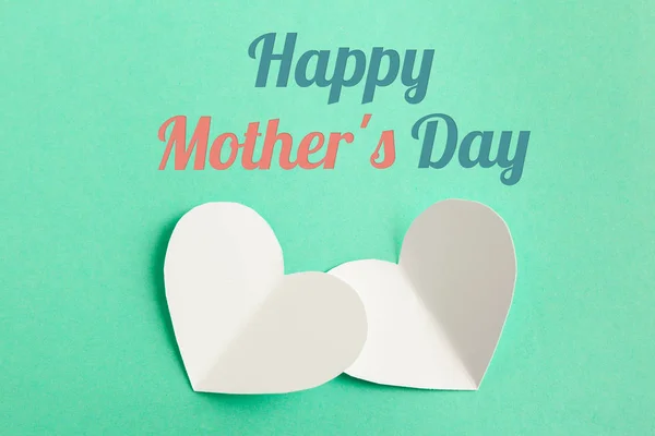 Plantilla Tarjeta Felicitación Happy Mothers Day — Foto de Stock