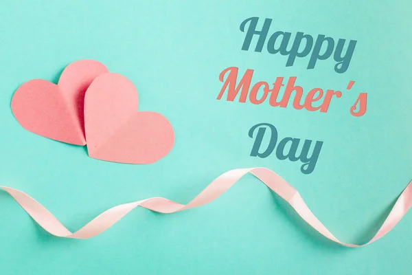 Happy Ημέρα Της Μητέρας Ευχετήρια Κάρτα Πρότυπο — Φωτογραφία Αρχείου