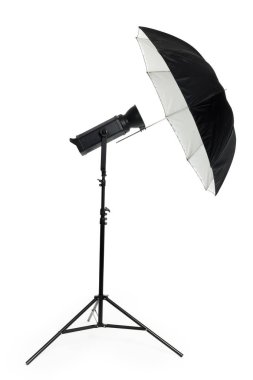Beyaz izole stüdyo fotoğraf Aydınlatma ekipmanları