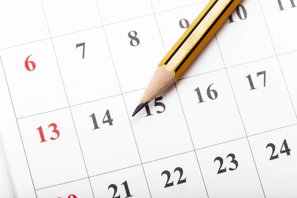Check Out Dates Business Calendar Concept — Stock Photo, Image