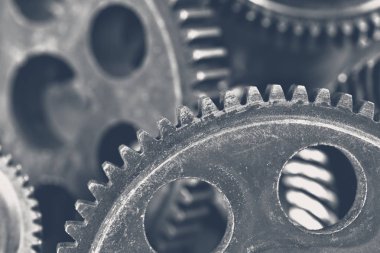 Yığın vites görünümünü yakın çekim