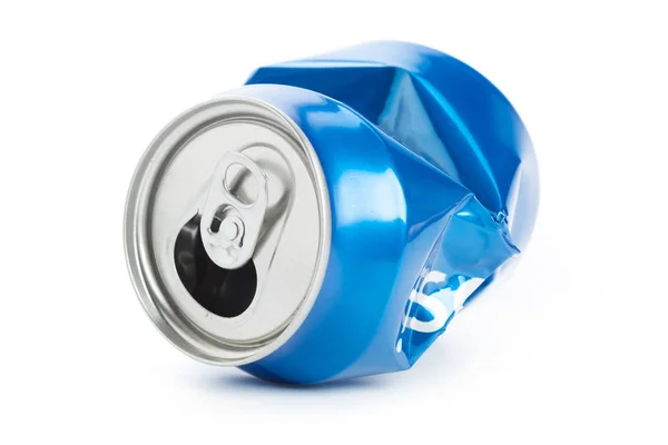 Compressed Cans Isolated White Background — Stock Photo, Image