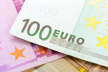 arka plan olarak para yüzeyine yakın çekim