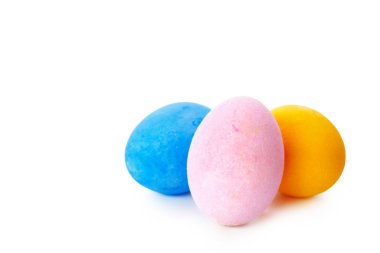 Paskalya renkli yumurta tatil dekorasyon 