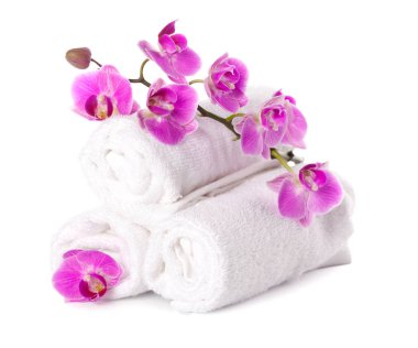 Spa kavramı, aromaterapi arka plan üzerinde Kapat