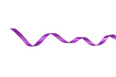 Şerit üzerinde beyaz izole