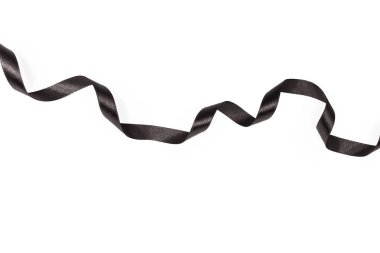 kurdele beyaz arkaplanda izole edildi 