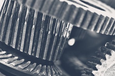 Yığın vites görünümünü yakın çekim