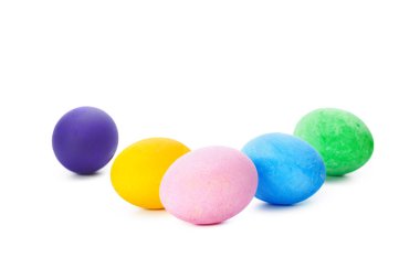 Paskalya renkli yumurta tatil dekorasyon 