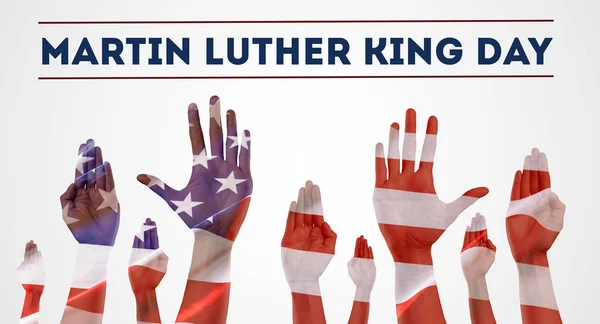 Gelukkig Martin Luther Koning Dag Achtergrond — Stockfoto