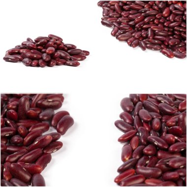 Azuki fasulyesi kolaj arka plan olarak