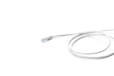 Ağ kablosunu arka plan üzerinde yakın çekim