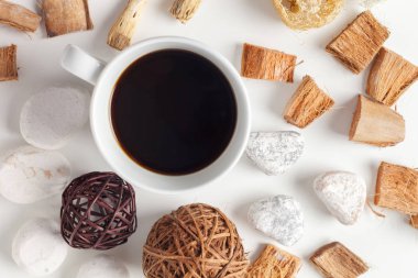 tarafsız desenli kahve fincanı