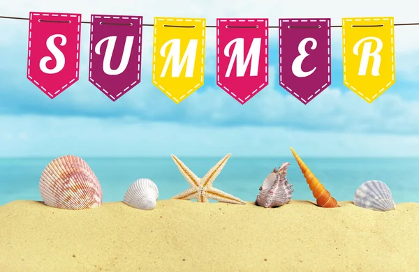 Summer Vacation Concept Background — Stock Photo, Image