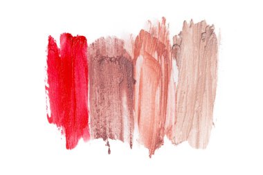 lekeli Vakfı doğal beyaz arka plan üzerinde makyaj