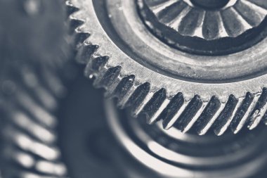 Yığın vites görünümünü yakın çekim