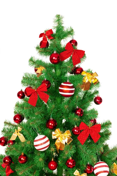 Weihnachtsbaum Isoliert Auf Weißem Hintergrund — Stockfoto