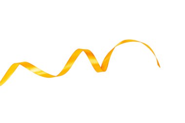 Şerit üzerinde beyaz izole