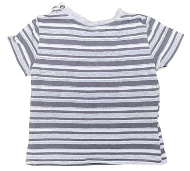 Beyaz arka plan üzerinde izole bebek giysileri