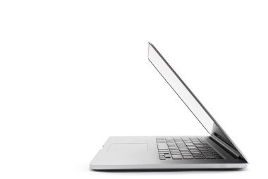 Laptop beyaz arka plan üzerinde izole kapatmak 