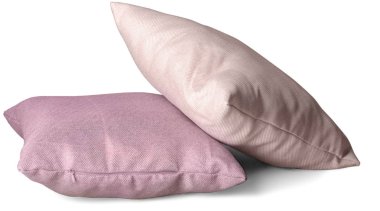 beyaz zemin üzerine yastıklar