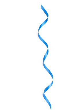 Şerit üzerinde beyaz izole