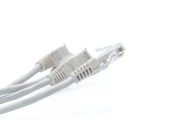 Close Network Cable Background — Stock Photo, Image