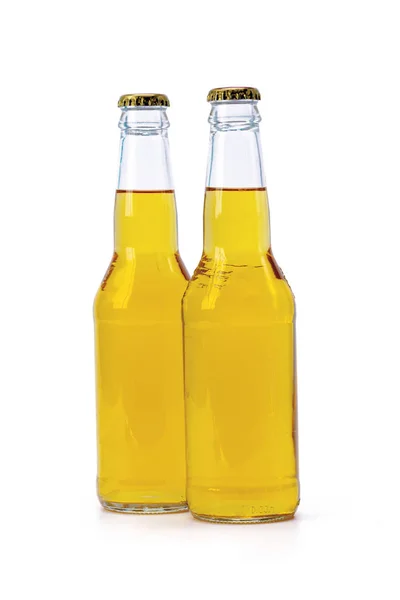 Σύνολο Μπουκάλια Μπύρας Απομονωθεί孤立的啤酒瓶一套 — Φωτογραφία Αρχείου