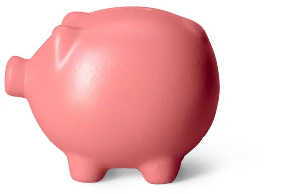 Piggy Bank Geïsoleerd Witte Achtergrond — Stockfoto