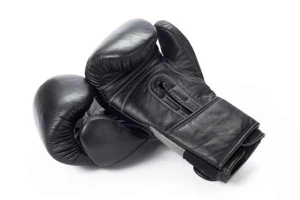 Boxningshandskar Närbild Vit Bakgrund — Stockfoto