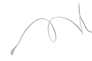 Ağ kablosunu arka plan üzerinde yakın çekim