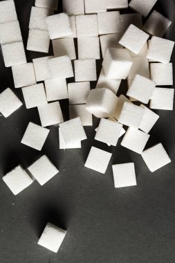 Kesme şeker arka planını yakın çekim