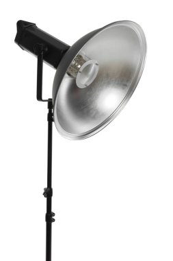 Stüdyo aydınlatma beyaz izole