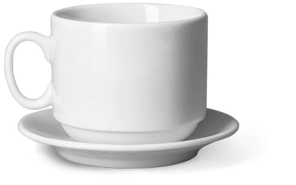 Tazza Isolata Sfondo Bianco — Foto Stock