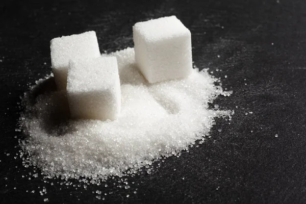 Fundo Cubos Açúcar — Fotografia de Stock