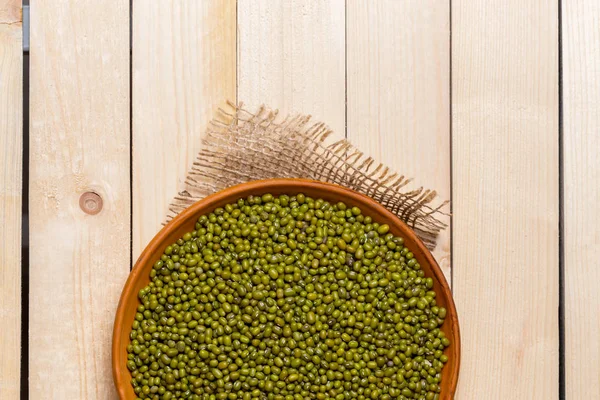 Green Bean Seed Table — Stock Photo, Image