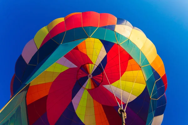 Κοντινό Πλάνο Αερόστατο Στον Ουρανό — Φωτογραφία Αρχείου