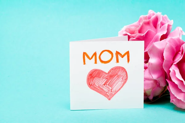Шаблон Поздравительных Открыток День Матери — стоковое фото