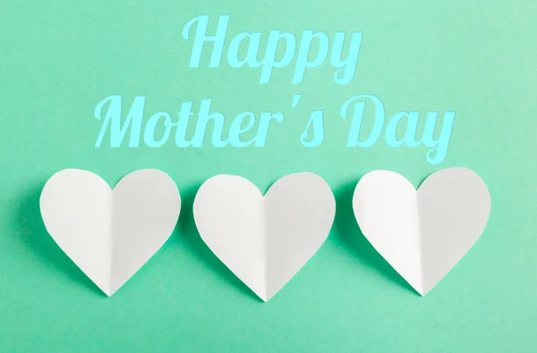 Plantilla Tarjeta Felicitación Happy Mothers Day — Foto de Stock