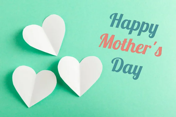 Plantilla Tarjeta Felicitación Happy Mothers Day — Foto de Stock